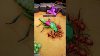 Ants Vs Giant Insect Battle-The Ants Mobile Game!😎 #shorts screenshot 1