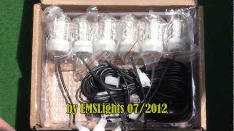 Voltex 160 Watt Clear Hide Away LED Strobe Kit