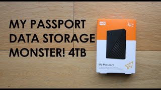 WD 4TB My Passport Portable Hard Drive With Password Protection  Installation and Setup