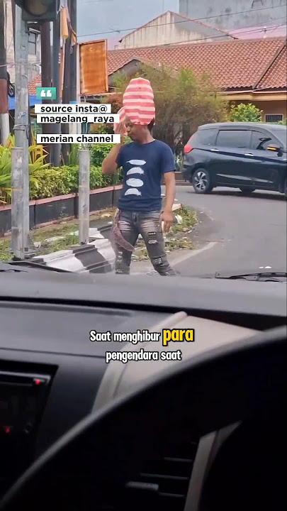 momen lucu ketika melihat bapak-bapak joget di lampu merah ‼️‼️ #lucu ##joget #lampumerah #shorts