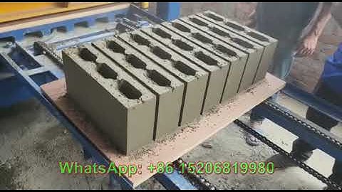 QT4-18 automatic hydraulic cement concrete hollow block making machine for sale for 4 inch blocks