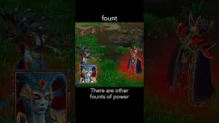 fount — WarCraft 3 dialogue scene