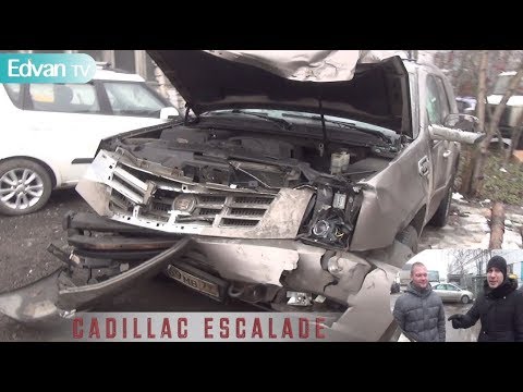 Cadillac Escalade лобовое ДТП, обзор и общение с собственником