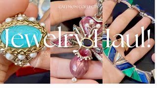 Huge Jewelry Haul! Sterling Silver, 18K, Gemstones And More! What Did I Find At The Vintage Market?