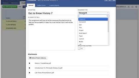 Creating Assignments in Veracross