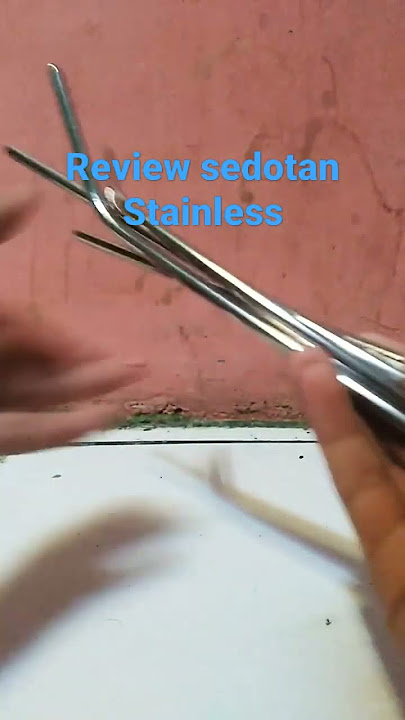 review sedotan stainless siapanih yang punya
