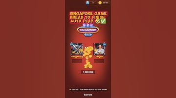 Singapore game win tricks || auto play free | ev Loader New update
