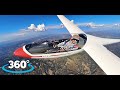 Glider flying over the coast at big sur california 360glider.