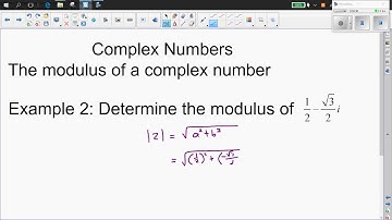Grade10 Video 2 Modulus of a complex number