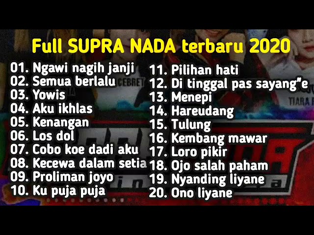 SUPRA NADA FULL ALBUM OKTOBER 2020 class=