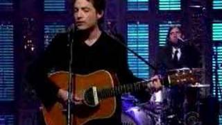 Jakob Dylan on Letterman chords
