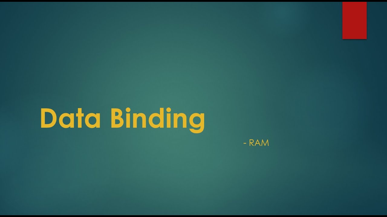 Data Binding in Angular - YouTube