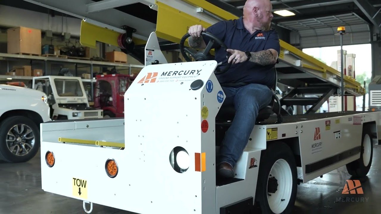 How To Operate a TUG 660 Belt Loader Operations Overview | Complete User Guide