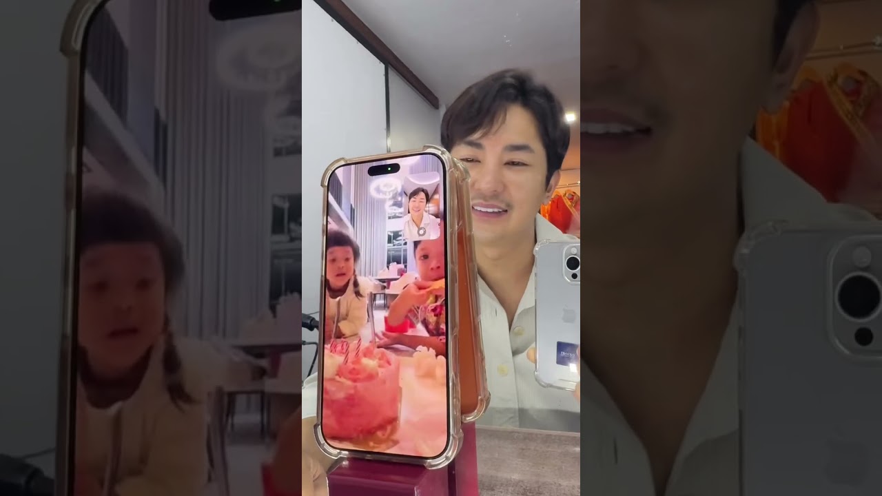 น้องเพชรน้องพลอยโทรมาวันนี้วันเกิดจ้า #เพชรพลอย 