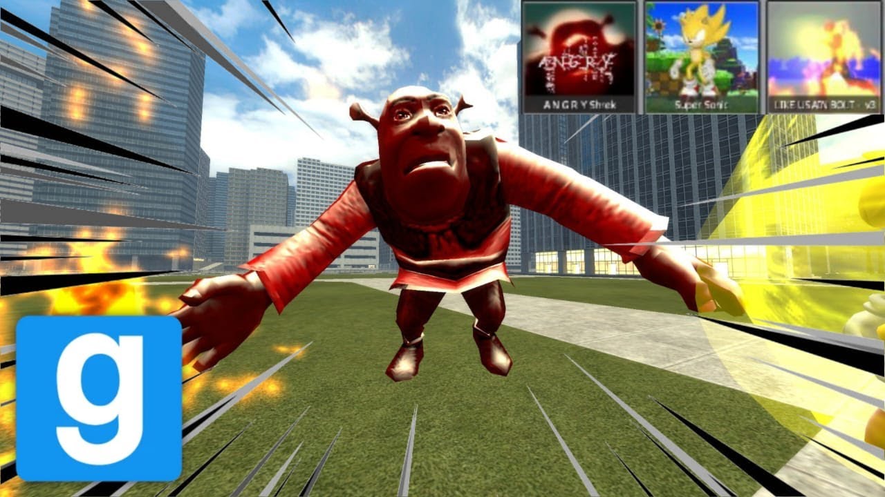 THE FASTEST NPC & ANGRY SHREK & SUPER SONIC IS CRAZY | Gmod
