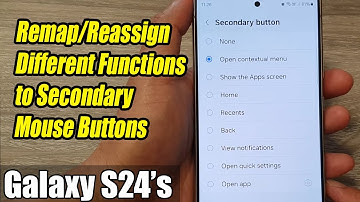 Galaxy S24/S24+/Ultra: How to Remap/Reassign Different Functions to Secondary Mouse Buttons