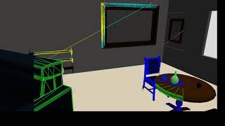 ANE Ghost Model Meshing Test (Magic Leap Simulator)