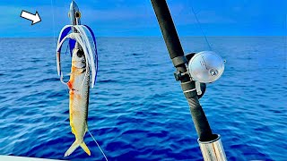 Fishing 50 miles out on a *24ft* Bay Boat When I Caught THIS....[Catch, Clean, Cook]