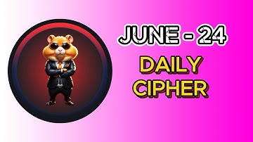 Hamster Kombat Daily Cipher (Morse Code) June 24.