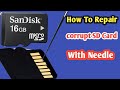 How to repair corrupt sd card|with proof|Techno help