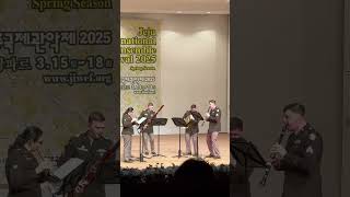 [뉴스N제주]제주국제관악제 2025 봄을여는 팡파르 미8근 군악대 목관 5중주