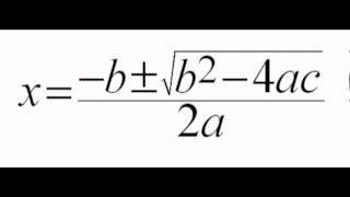 Miniatura del video "Quadratic Formula (OMG)"