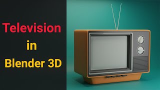Create a TV in  Blender 3D screenshot 3