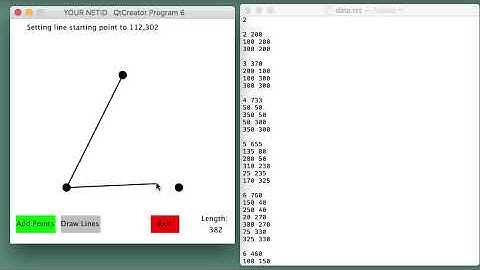 Steiner Trees Program using QtCreator