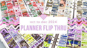 Memory Planner Flip Through ☆ October to December 2024