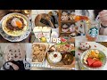 vlog》おうち大好き社会人のおうちごはん記録🍙｜塩唐揚げ🍗｜ミートリゾット🍅｜春巻きの皮アレンジ🍫｜野菜もりもりスープ🥣｜購入品紹介etc…