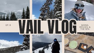 VAIL COLORADO VLOG: lots of skiing, the movies, & the spa❄☕