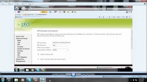 Ptcl Dsl modem an1020 setting - YouTube.webm