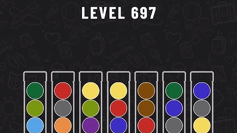 Ball Sort Puzzle Level 697 #ballsortpuzzle #ballsortpuzzlegameplay #puzzlegame #mobilegames