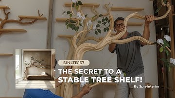 Tree Branch Shelves Assembly | Ideal Mid-Century Tree Branch Bookshelf | Bookshelf Collection 2025