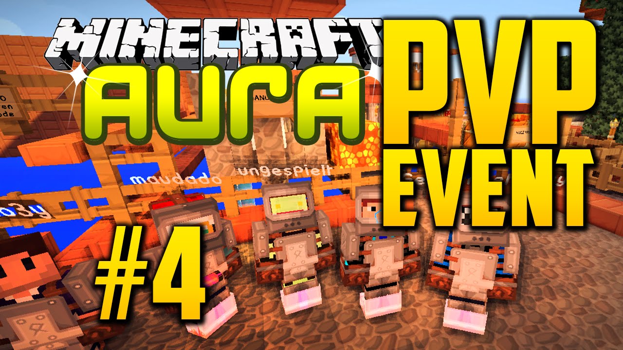Minecraft AURA: PvP Event #4 - ACTION OHNE ENDE  l GommeHD Aura PvP Event #4