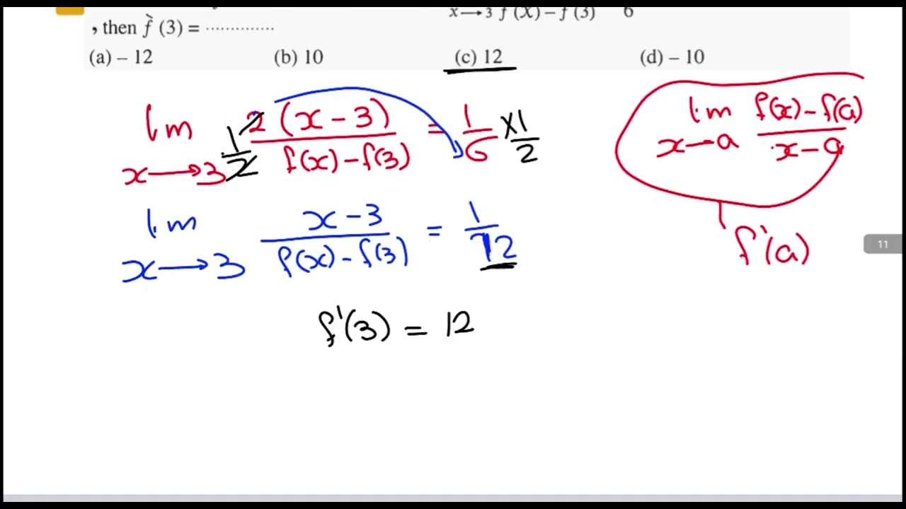 Calculus ( senior 2 ) second term ( Differentation)