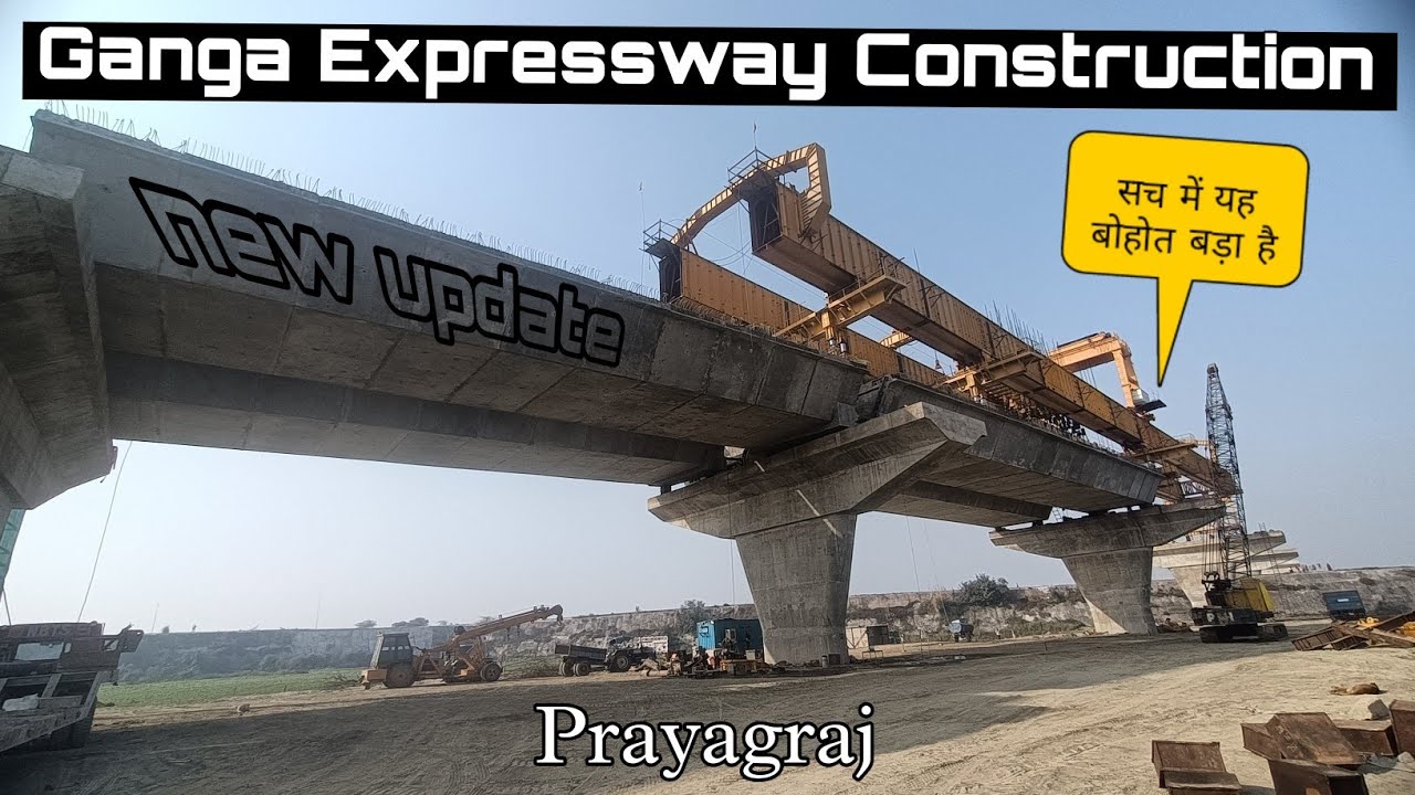 GANGA EXPRESSWAY Construction Project Work !! | Update Video | Near ...