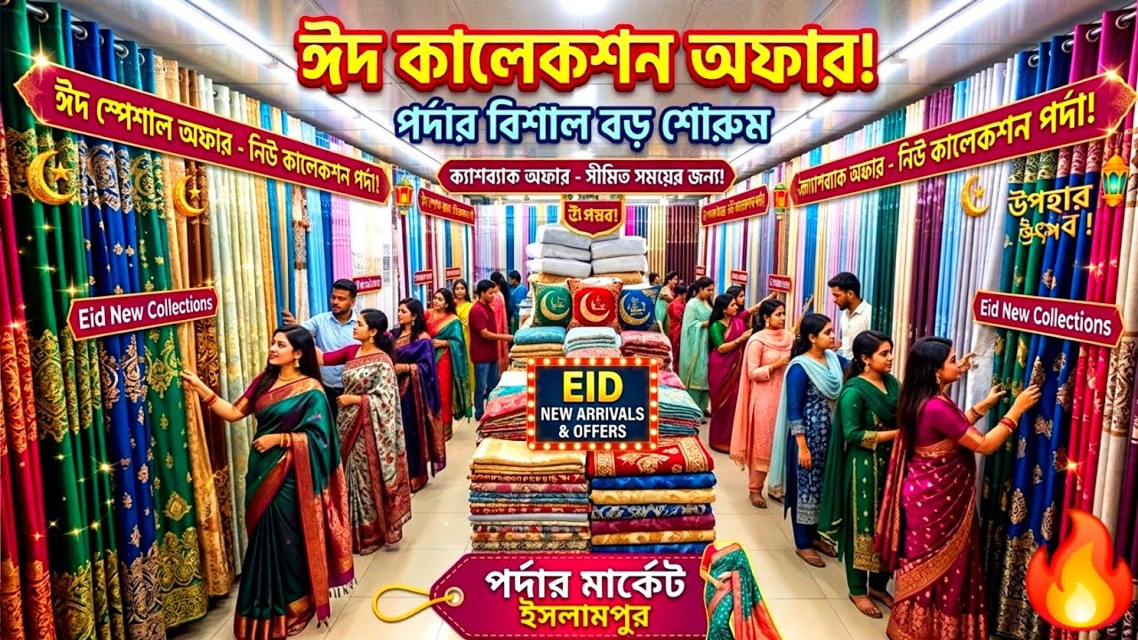 ২০০ টাকা ইসলামপুর থেকে উন্নত মানের পর্দা কিনুন🔥 পর্দার পাইকারি মার্কেট🔥 porda price in Bangladesh.