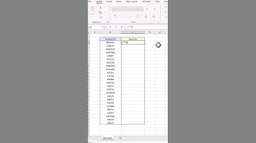 How to Make BarCode in Excel II Excel Guru II #shorts