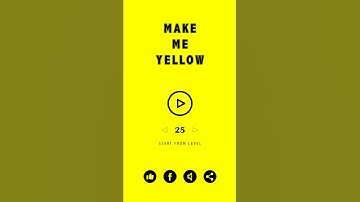 Make me Yellow Level 25 Answer Android