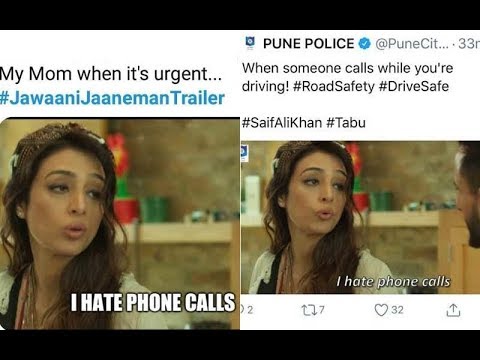 jawaani-jaaneman-trailer-memes:pune-police-and-fans-are-digging-tabu's-‘i-hate-phone-calls’-dialogue