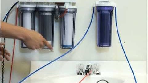 5 Stage Reverse Osmosis Chloramines System Installation Instructions - Bulk Reef Supply