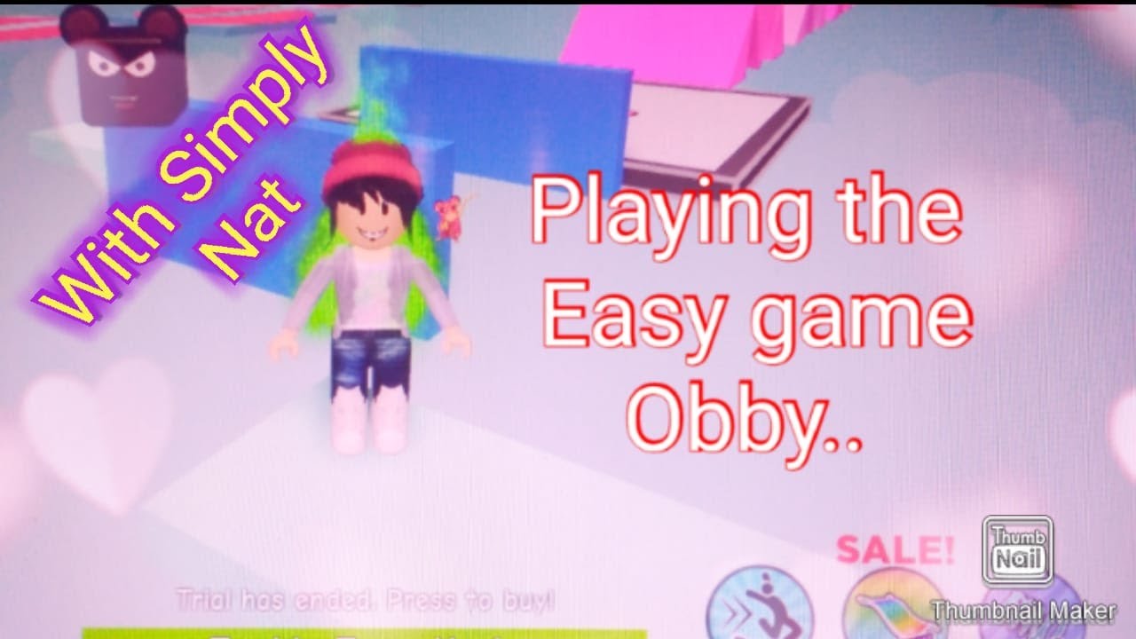 Mega Easy Obby Roblox Lets Play Youtube - the obby mega easy roblox