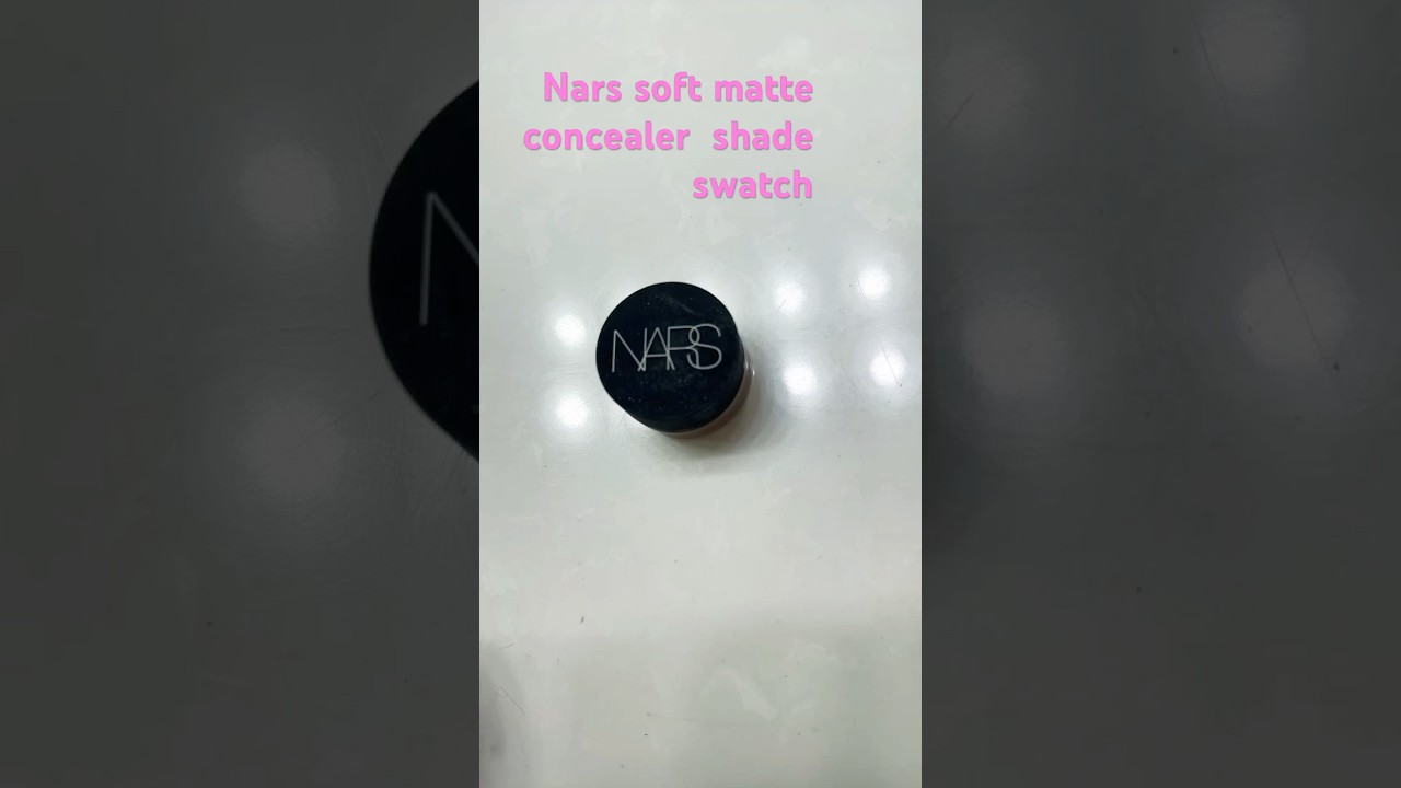 Nars soft matte concealer swatch 