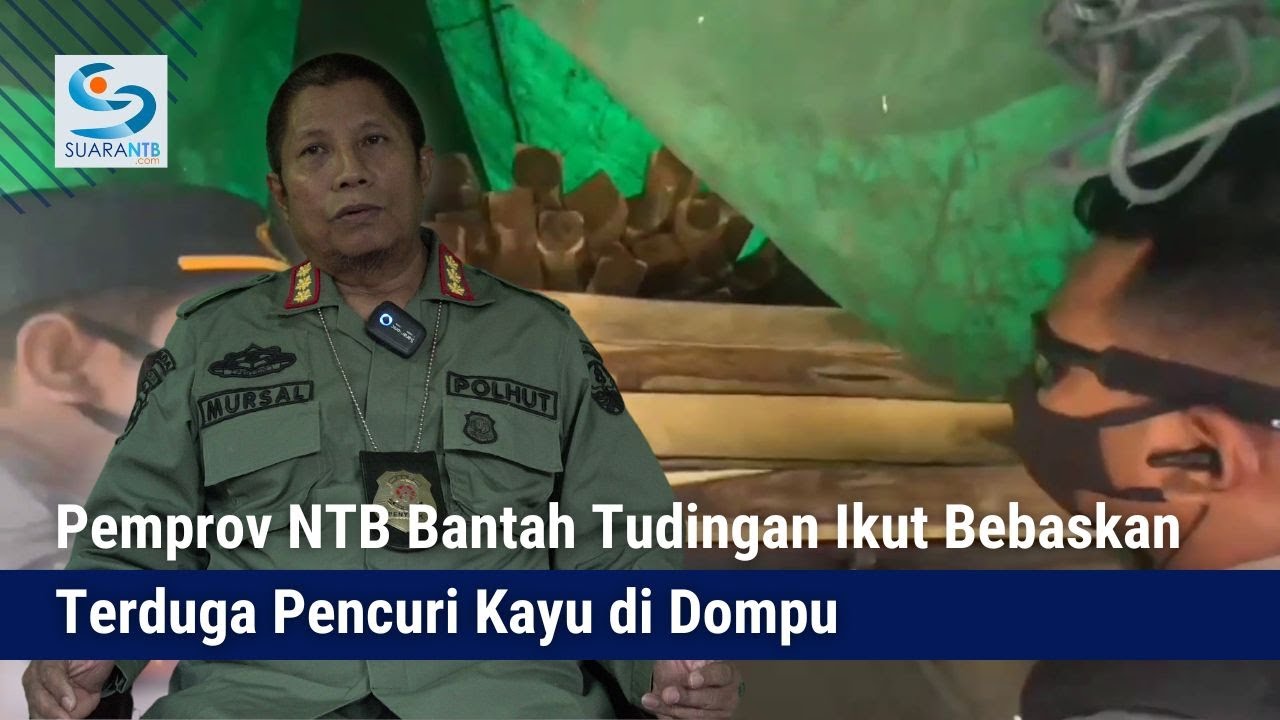 Pemprov NTB Bantah Tudingan Ikut Bebaskan Terduga Pencuri Kayu di Dompu