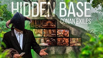 Conan Exiles. Broken hidden base (Rat Hole)