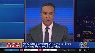 NYC Suspends Alternate Side Parking For Snow Removal