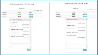 Chat Application using PHP Ajax Jquery - 1 screenshot 4