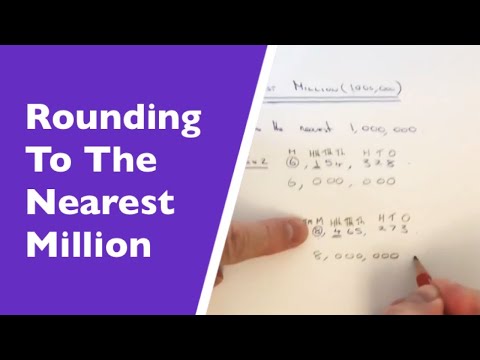 How To Round A Number To The Closest 1 Million (Nearest 1,000,000)