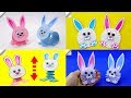 4 DIY paper RABBIT - Easter Craft Ideas | Paper Crafts